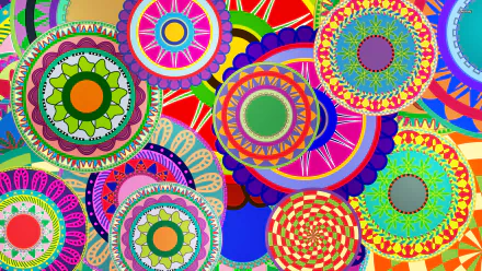 floral Abstract colors HD Desktop Wallpaper | Background Image