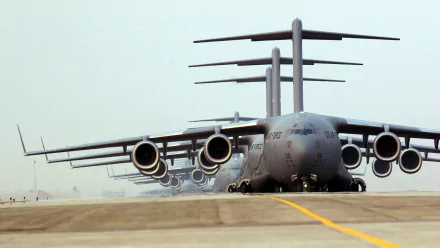 military Boeing C-17 Globemaster III HD Desktop Wallpaper | Background Image