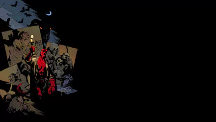 Comic Hellboy HD Desktop Wallpaper | Background Image