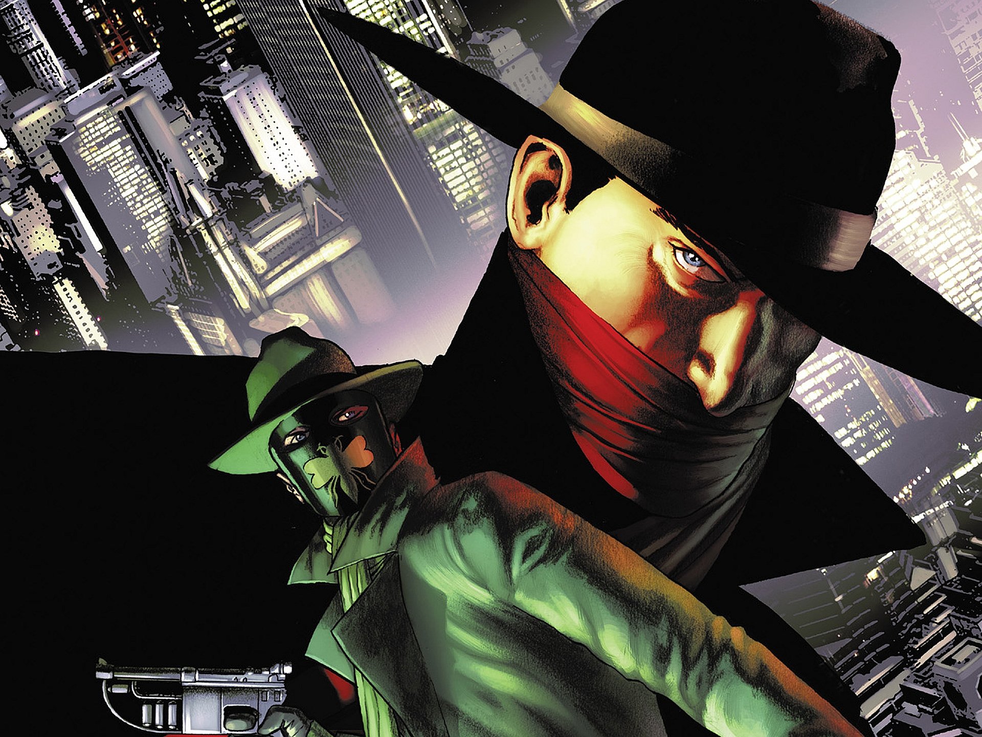 Download Green Hornet The Shadow Comic Dark Nights HD Wallpaper