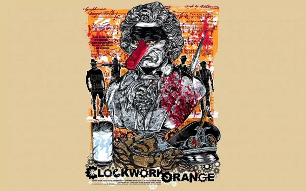 movie A Clockwork Orange HD Desktop Wallpaper | Background Image