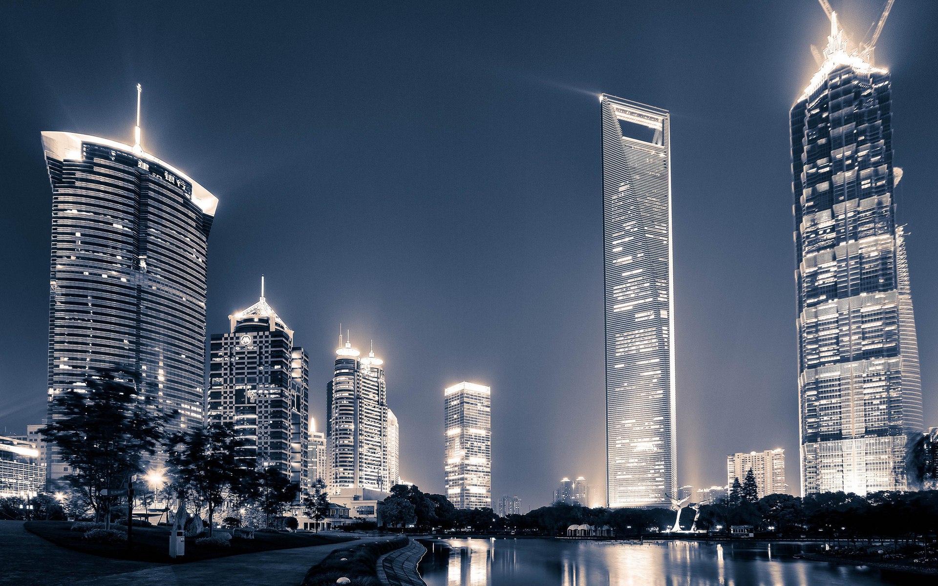 Man Made Shanghai HD Wallpaper | Background Image