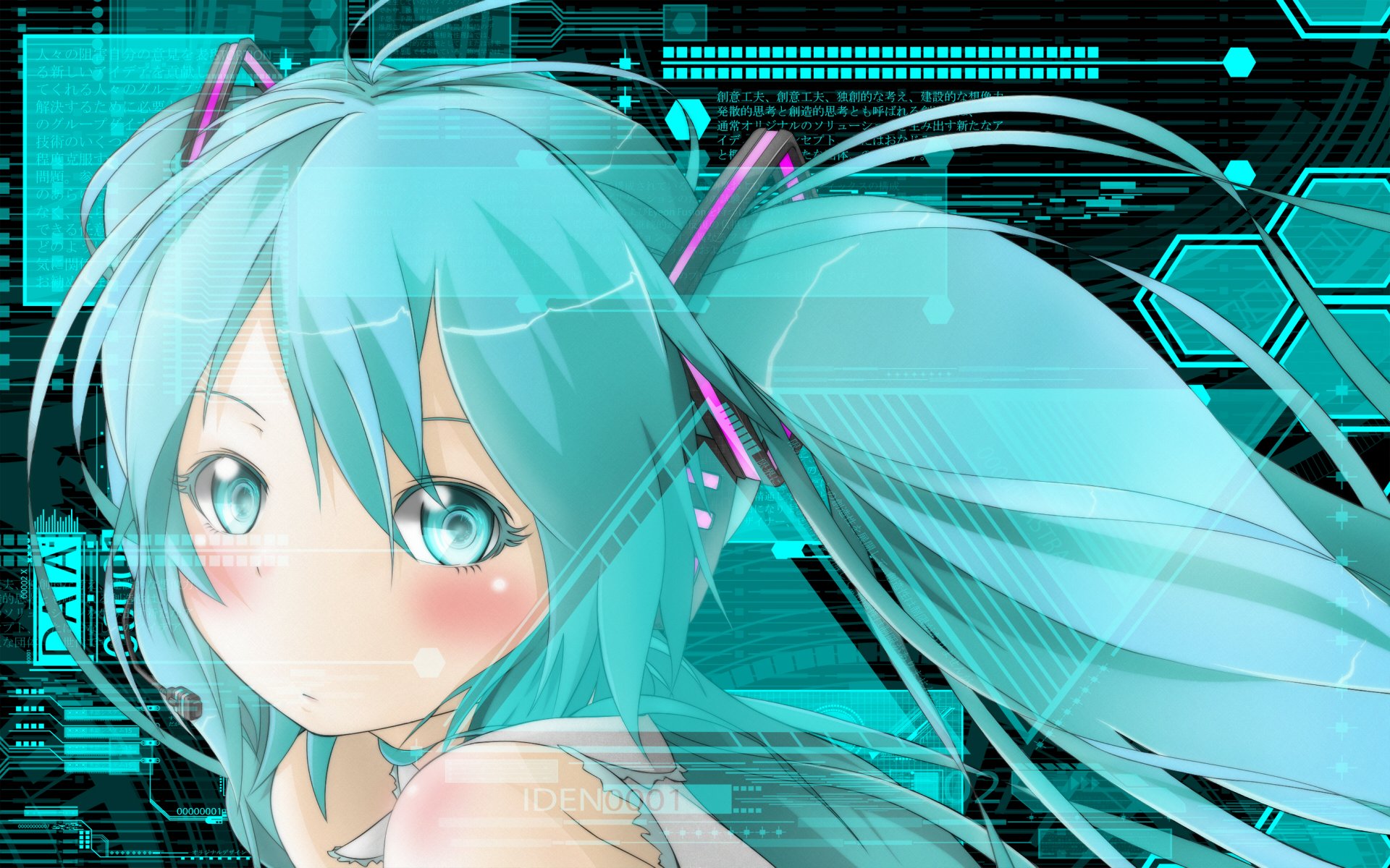 Download Hatsune Miku Anime Vocaloid HD Wallpaper