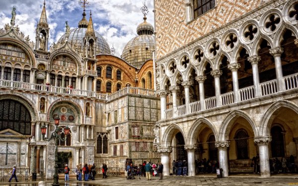 Man Made Doge's Palace Palaces Italy HD Wallpaper | Background Image