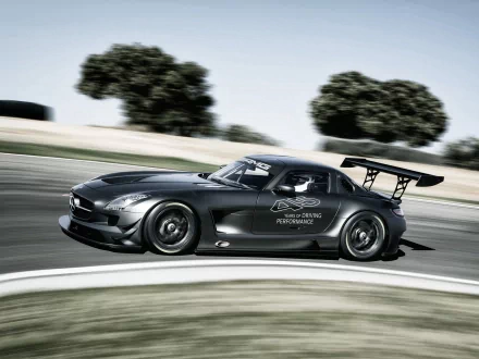 motion blur vehicle Mercedes-Benz SLS AMG HD Desktop Wallpaper | Background Image