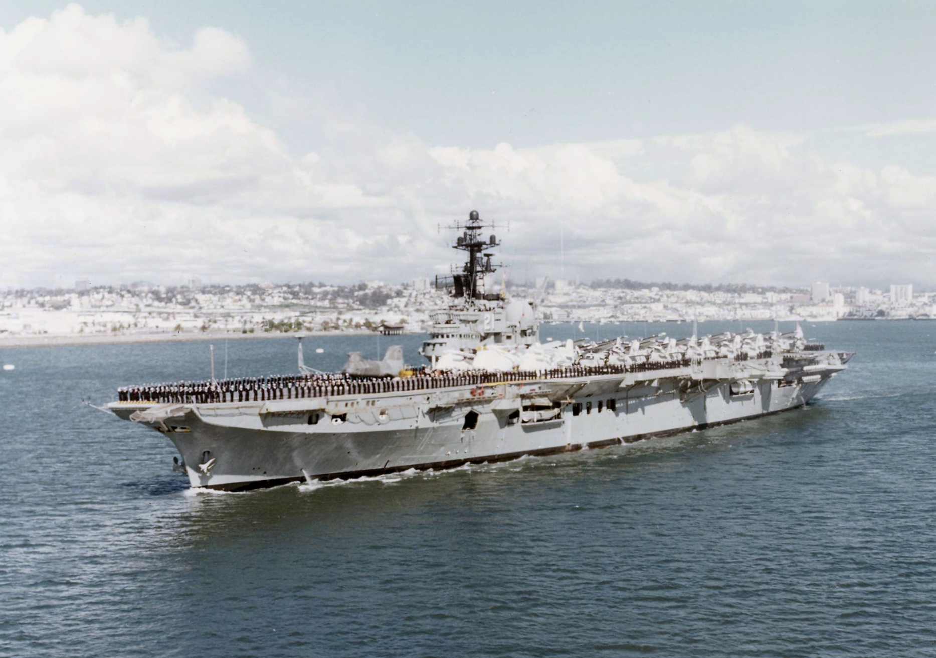 Download warship aircraft carrier military hmas melbourne r21 wallpaper