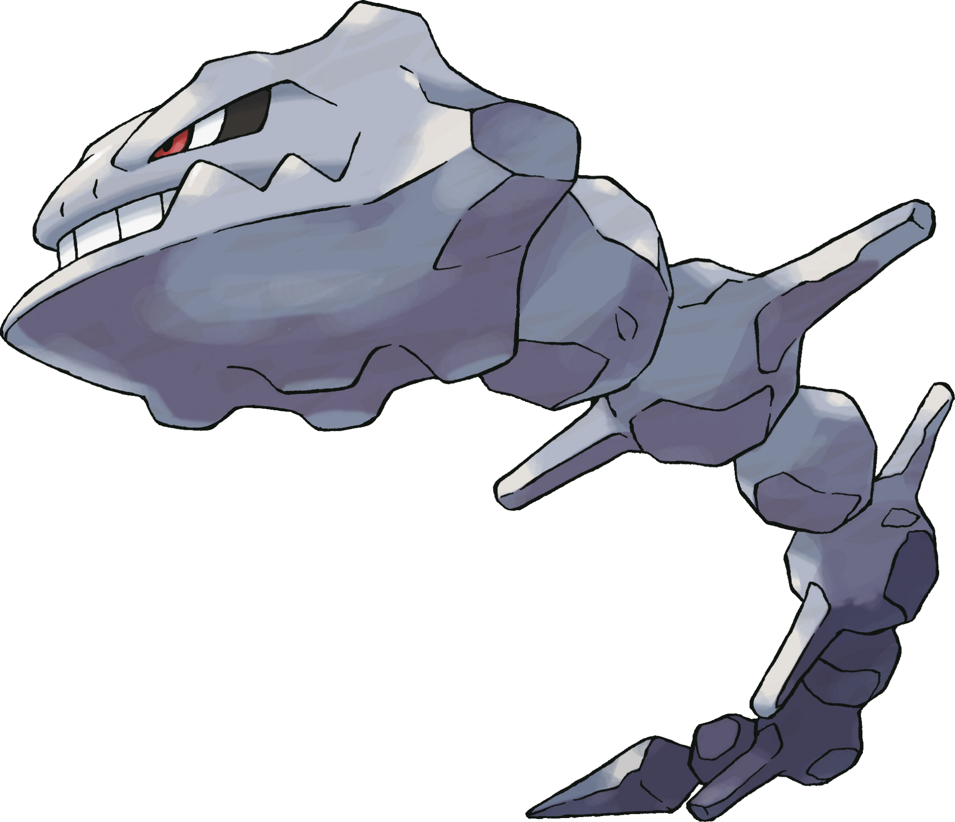 HD PC desktop wallpaper featuring Steel-type Pokémon Steelix from the Pokémon video game series, showcasing its metallic body and fierce expression.