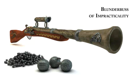 man made blunderbuss HD Desktop Wallpaper | Background Image