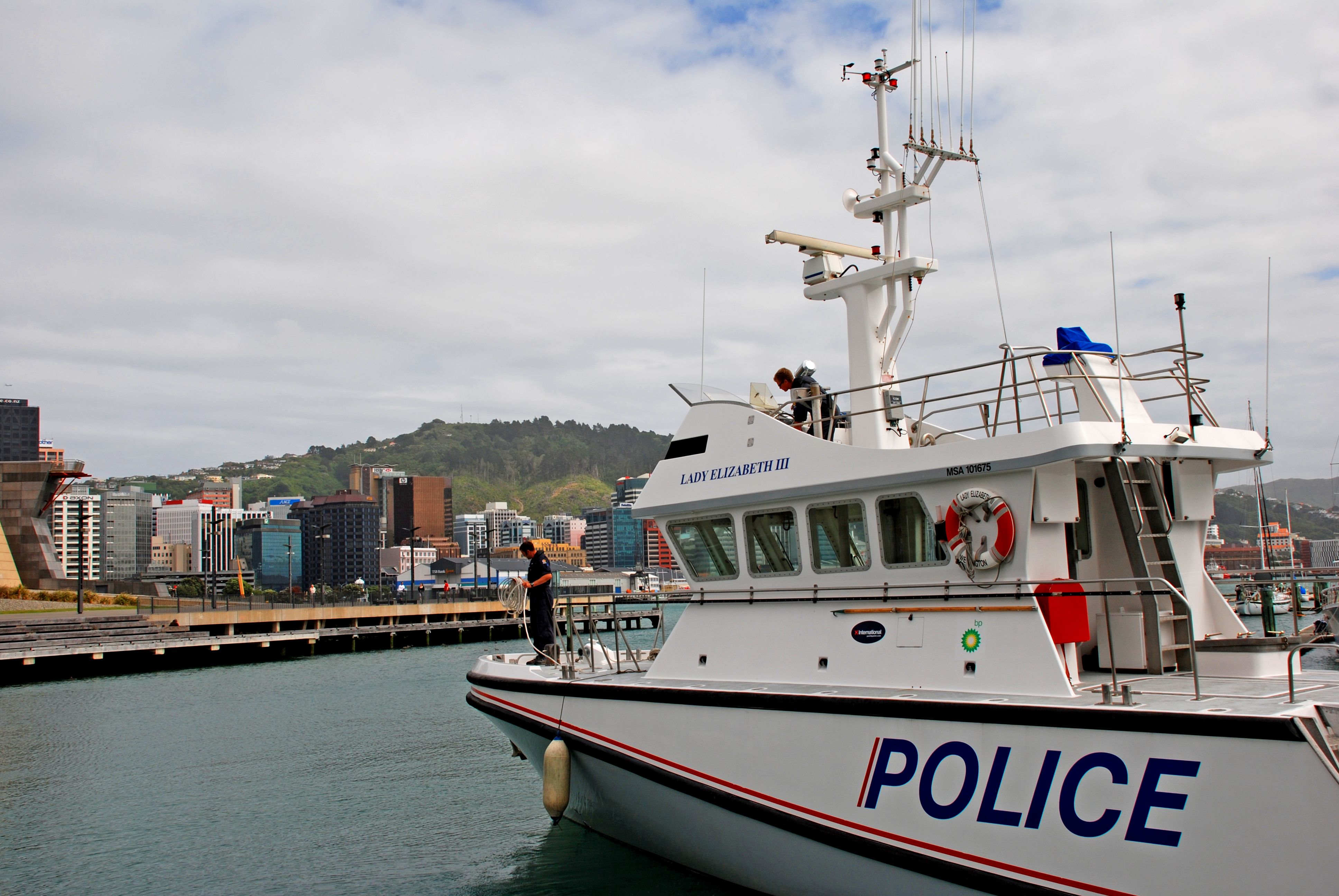 Vehicles Police Boat HD Wallpaper | Background Image