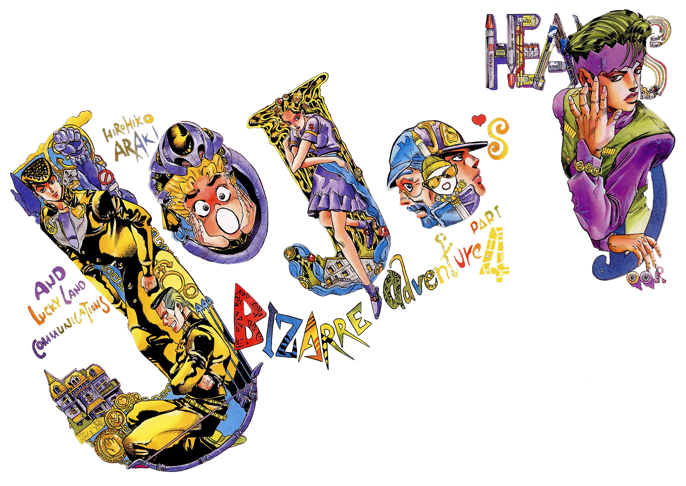 Anime Jojo's Bizarre Adventure HD Wallpaper by Hirohiko Araki