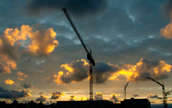 man made crane HD Desktop Wallpaper | Background Image