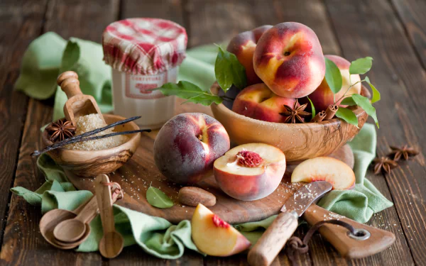 food peach HD Desktop Wallpaper | Background Image