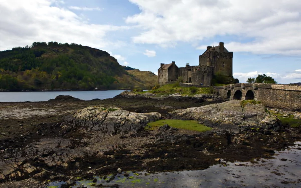 man made Eilean Donan Castle HD Desktop Wallpaper | Background Image