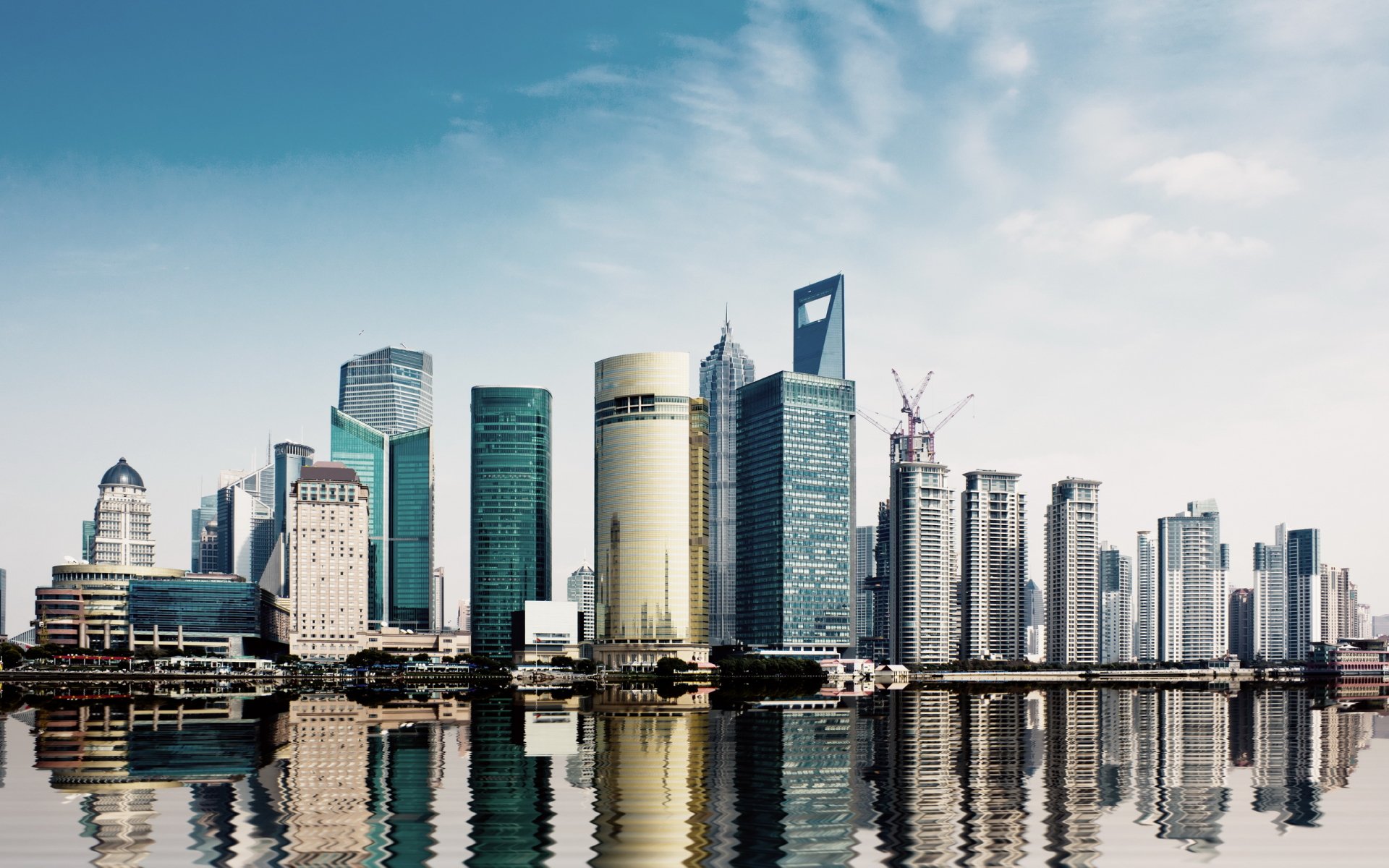 Download Man Made Shanghai HD Wallpaper