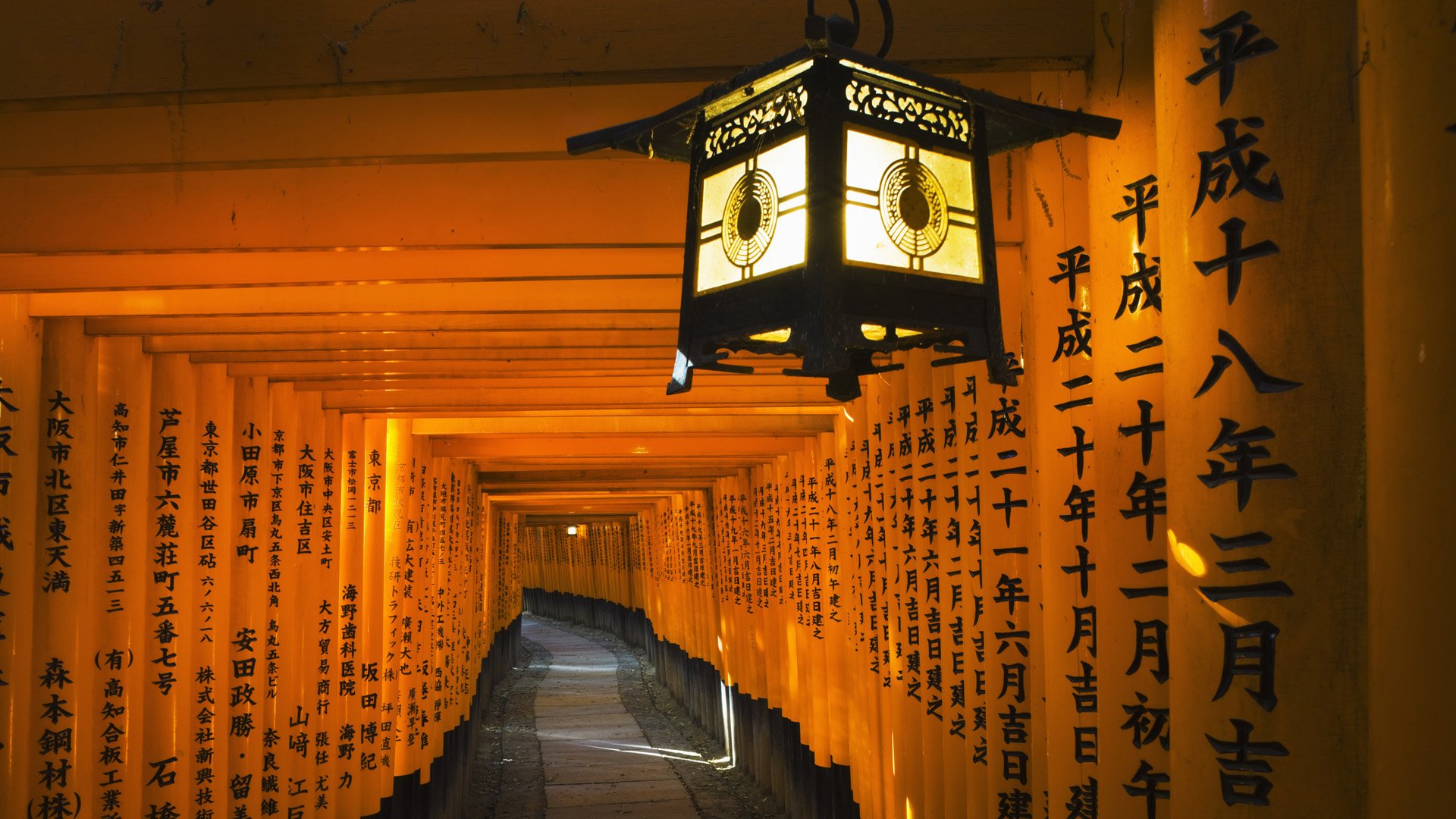 Fushimi Inari Taisha Shrine Kyoto Japan 高清壁纸 桌面背景 19x1080