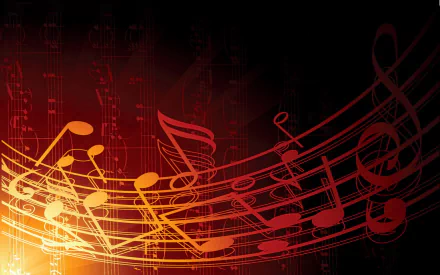 music musical notes HD Desktop Wallpaper | Background Image