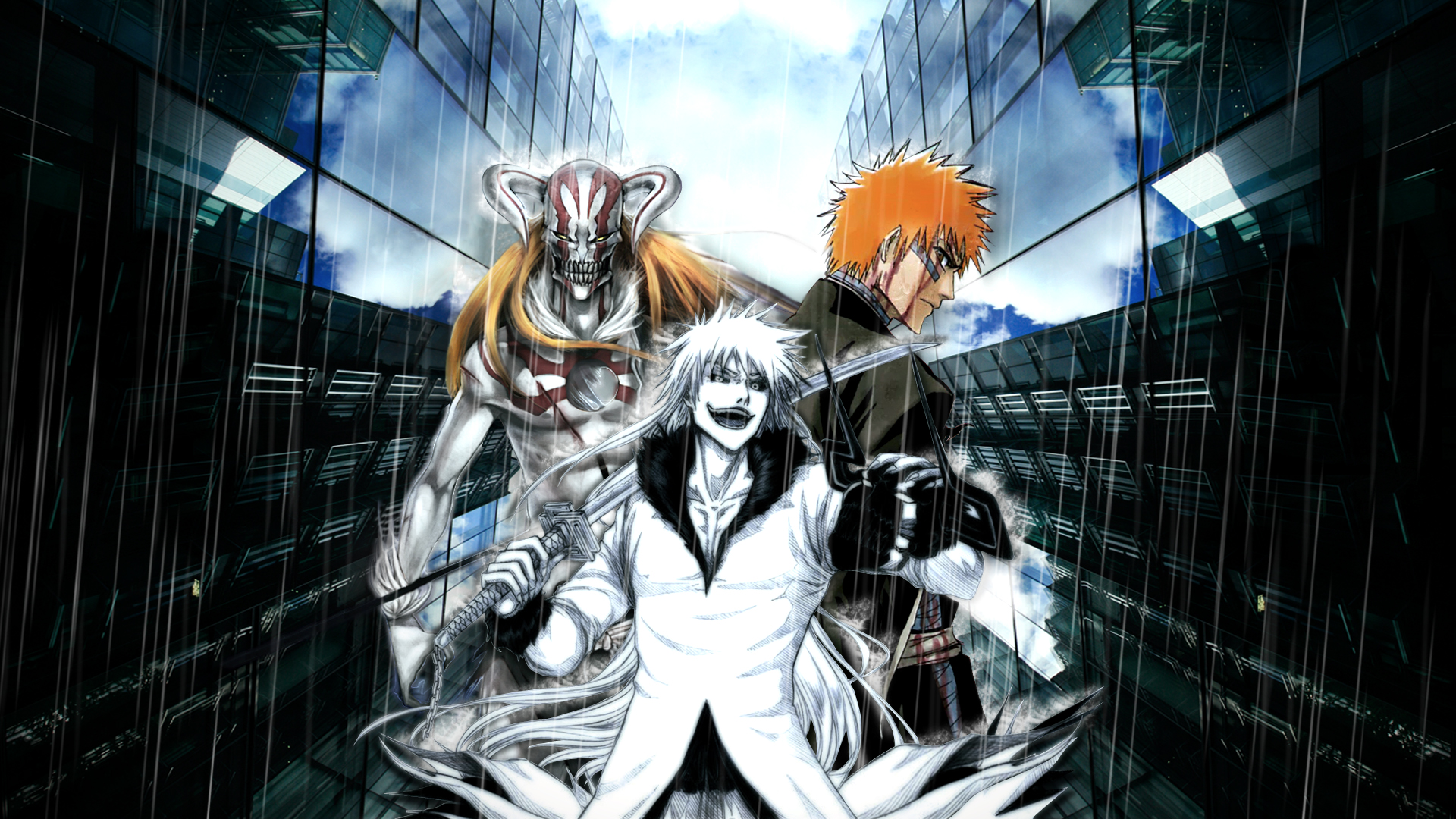 Bleach Ichigo Kurosaki Black Desktop Wallpaper - Anime Wallpaper