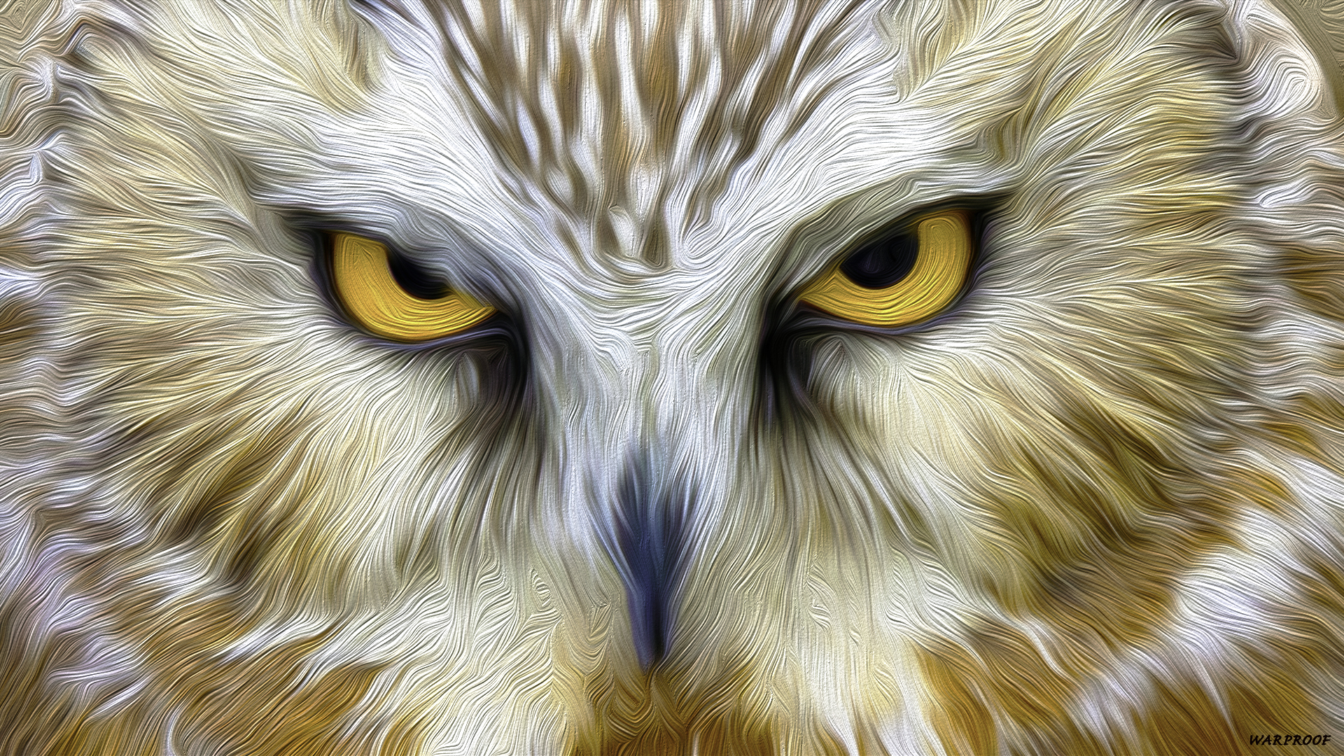 Painting Art, Owls, Eyes, Closeup, Black and white, Black background, Beak,  HD Wallpaper | Rare Gallery, image size:1920x1080