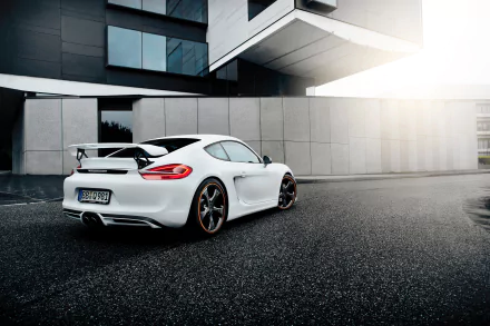 car white car Porsche vehicle Porsche Cayman HD Desktop Wallpaper | Background Image