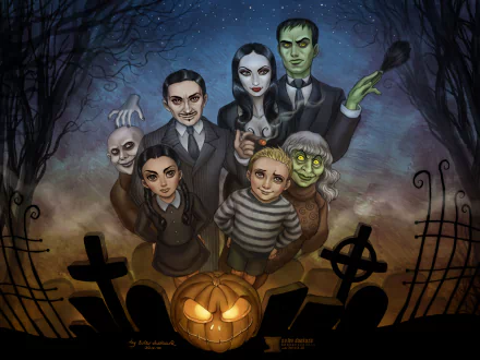 TV Show The Addams Family HD Desktop Wallpaper | Background Image