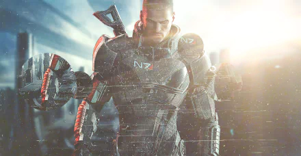 Commander Shepard video game Mass Effect HD Desktop Wallpaper | Background Image