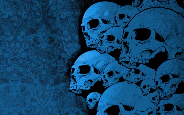  Blue Skulls