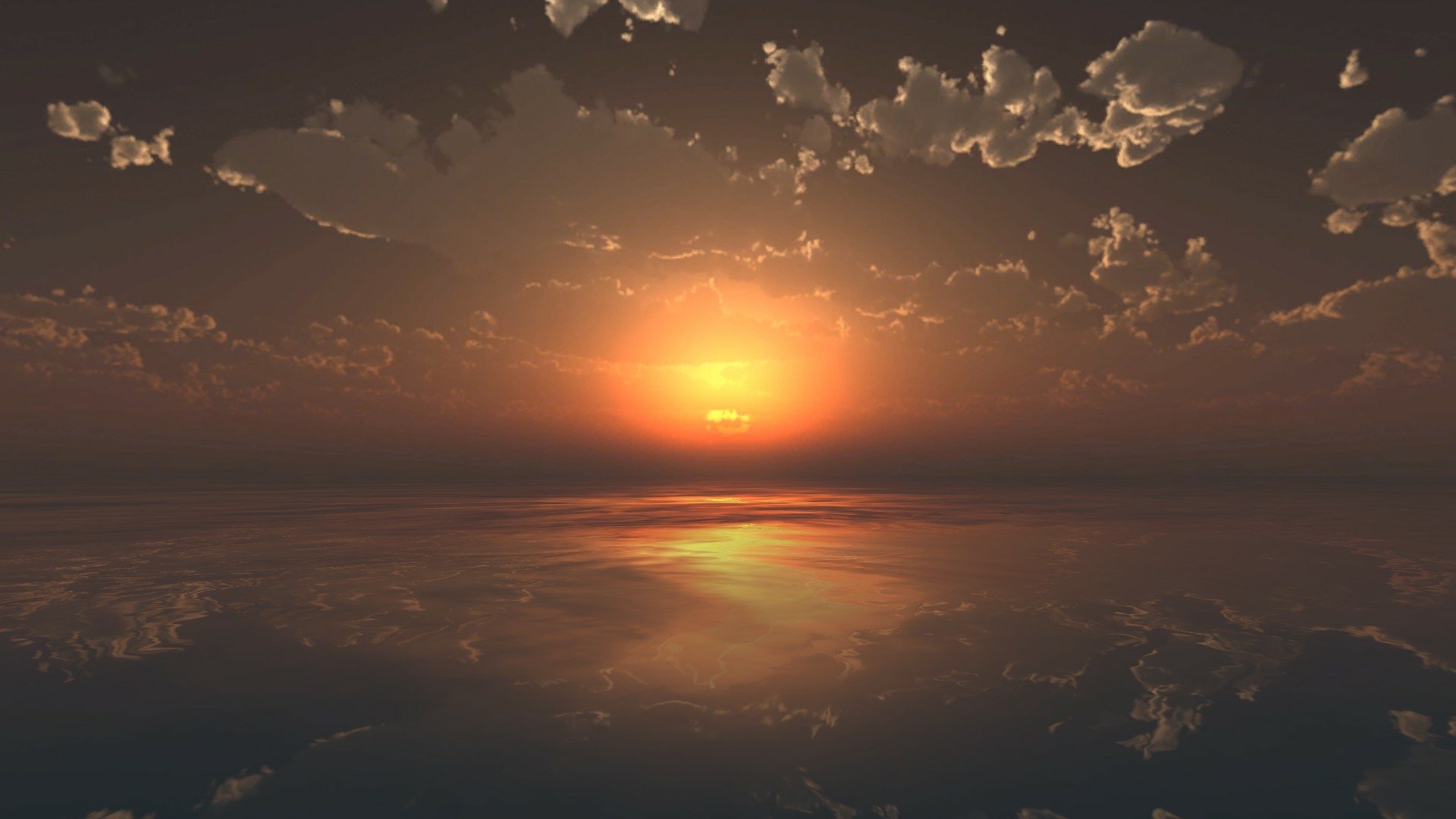 Download Nature Sunset HD Wallpaper