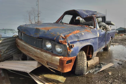 old vehicle wreck HD Desktop Wallpaper | Background Image