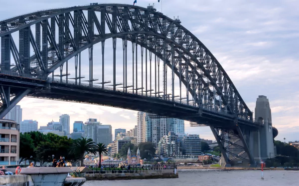 Australia sydney harbour bridge man made Sydney Harbour Bridge HD Desktop Wallpaper | Background Image
