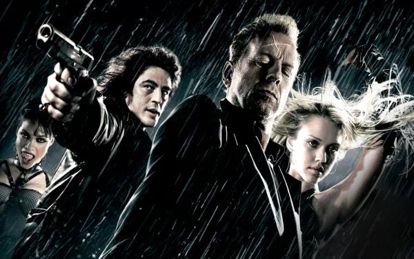 Bruce Willis movie Sin City HD Desktop Wallpaper | Background Image