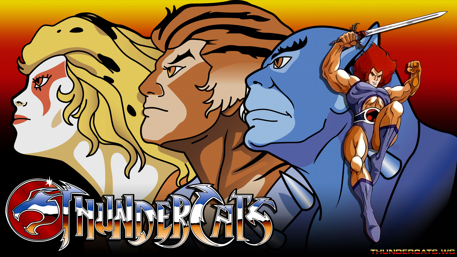 Download Thundercats 1985 animated heroes in action Wallpaper  Wallpapers com