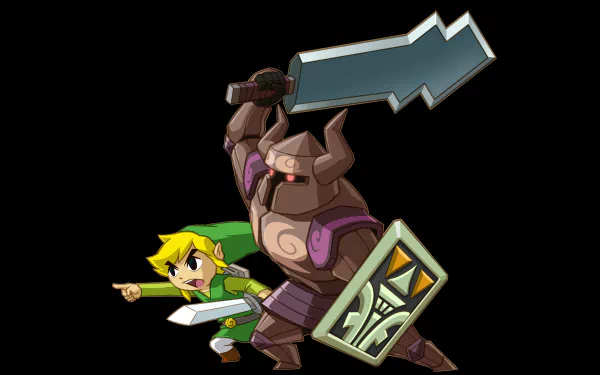 Link video game The Legend Of Zelda: Spirit Tracks HD Desktop Wallpaper | Background Image