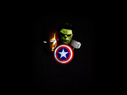 Mjölnir Captain America Thor Hulk Iron Man Comic Avengers HD Desktop Wallpaper | Background Image
