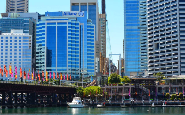  Cockle Bay Wharf At Darling Harbour Sydney