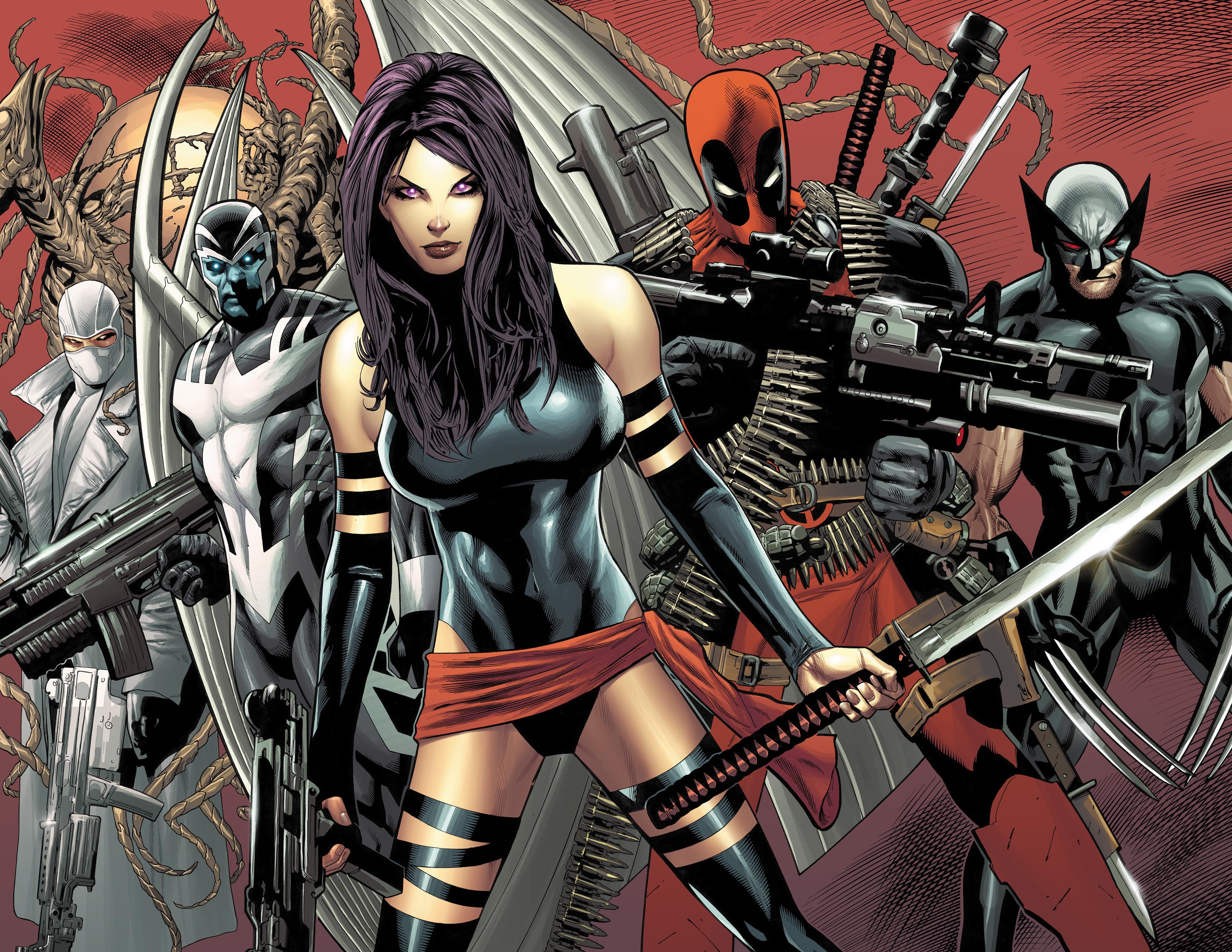 Comics Psylocke HD Wallpaper | Background Image