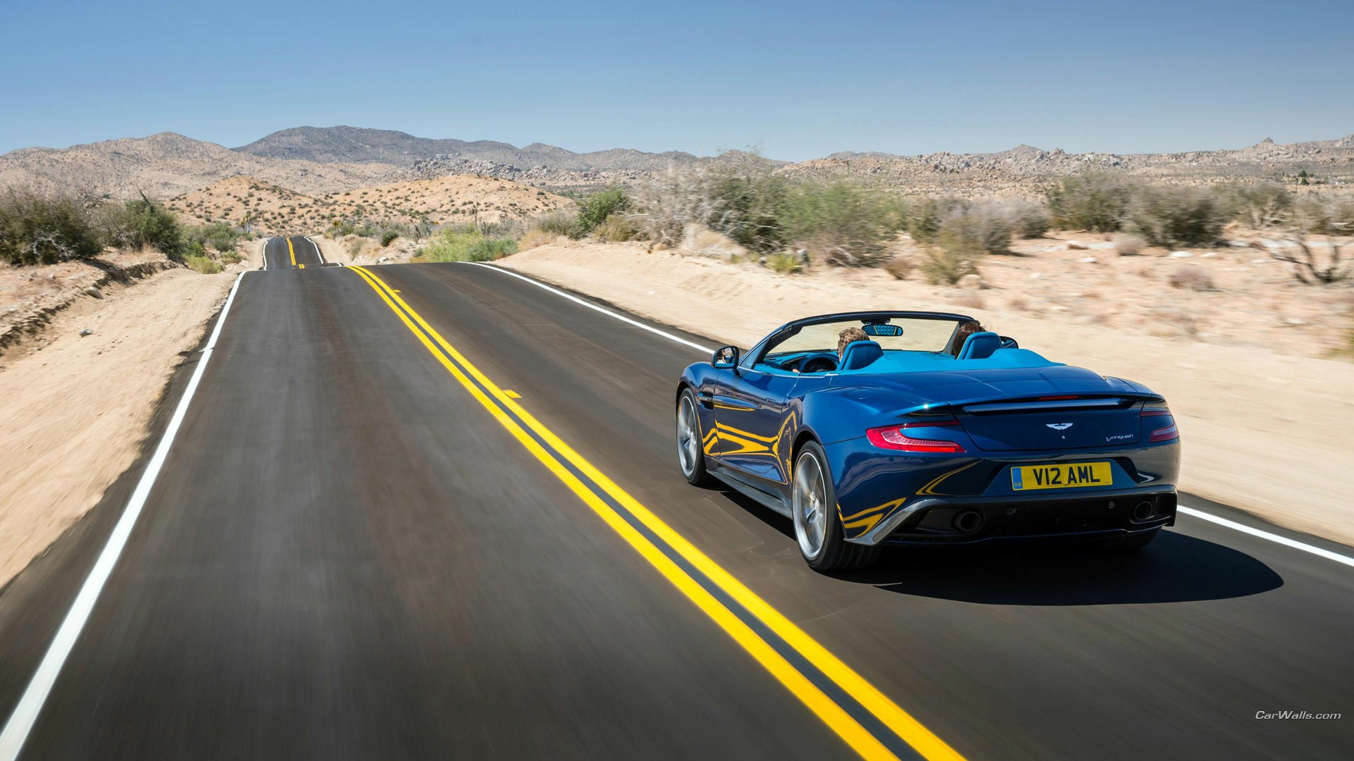 Download Vehicle 2014 Aston Martin Vanquish Volante HD Wallpaper
