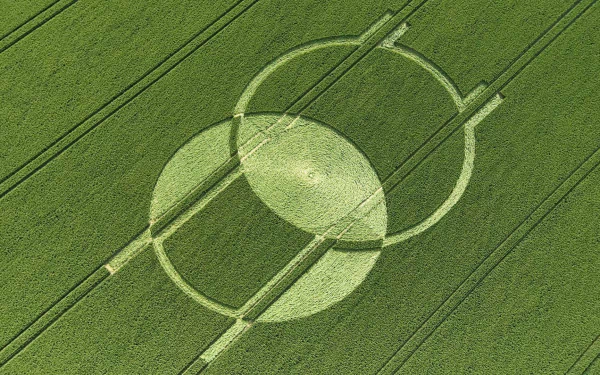 man made crop circle HD Desktop Wallpaper | Background Image