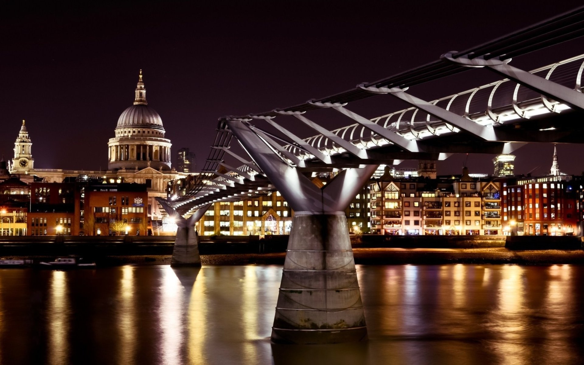 Download Man Made Millennium Bridge HD Wallpaper