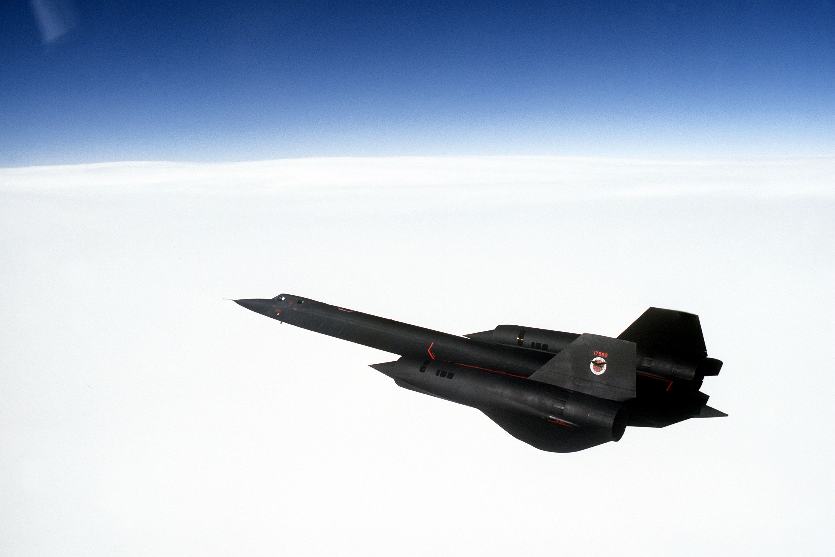 Military Lockheed SR-71 Blackbird HD Wallpaper Background Image.