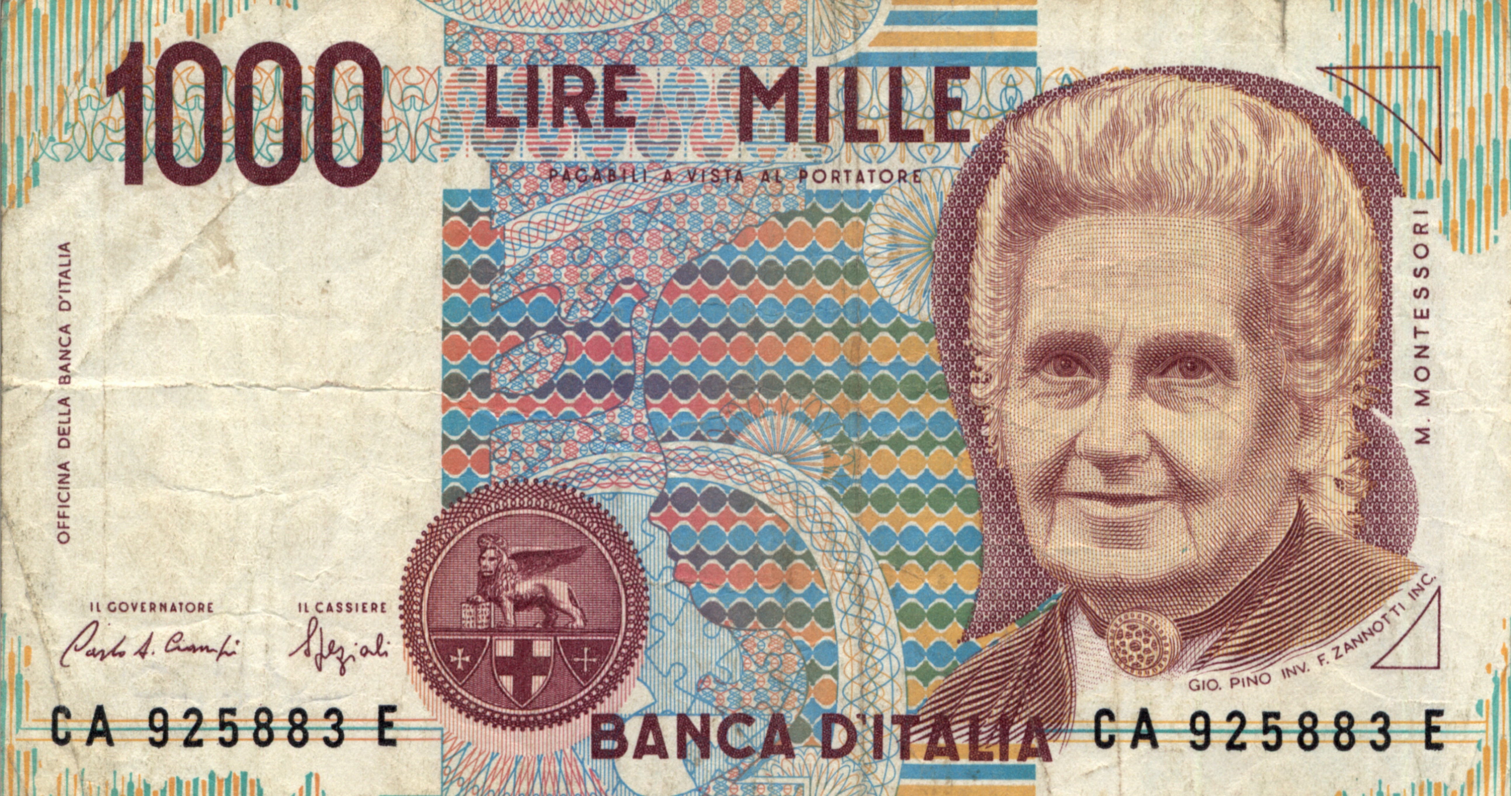 √ Italy Currency Note : Italy Money Italian Bank Note High Resolution ...