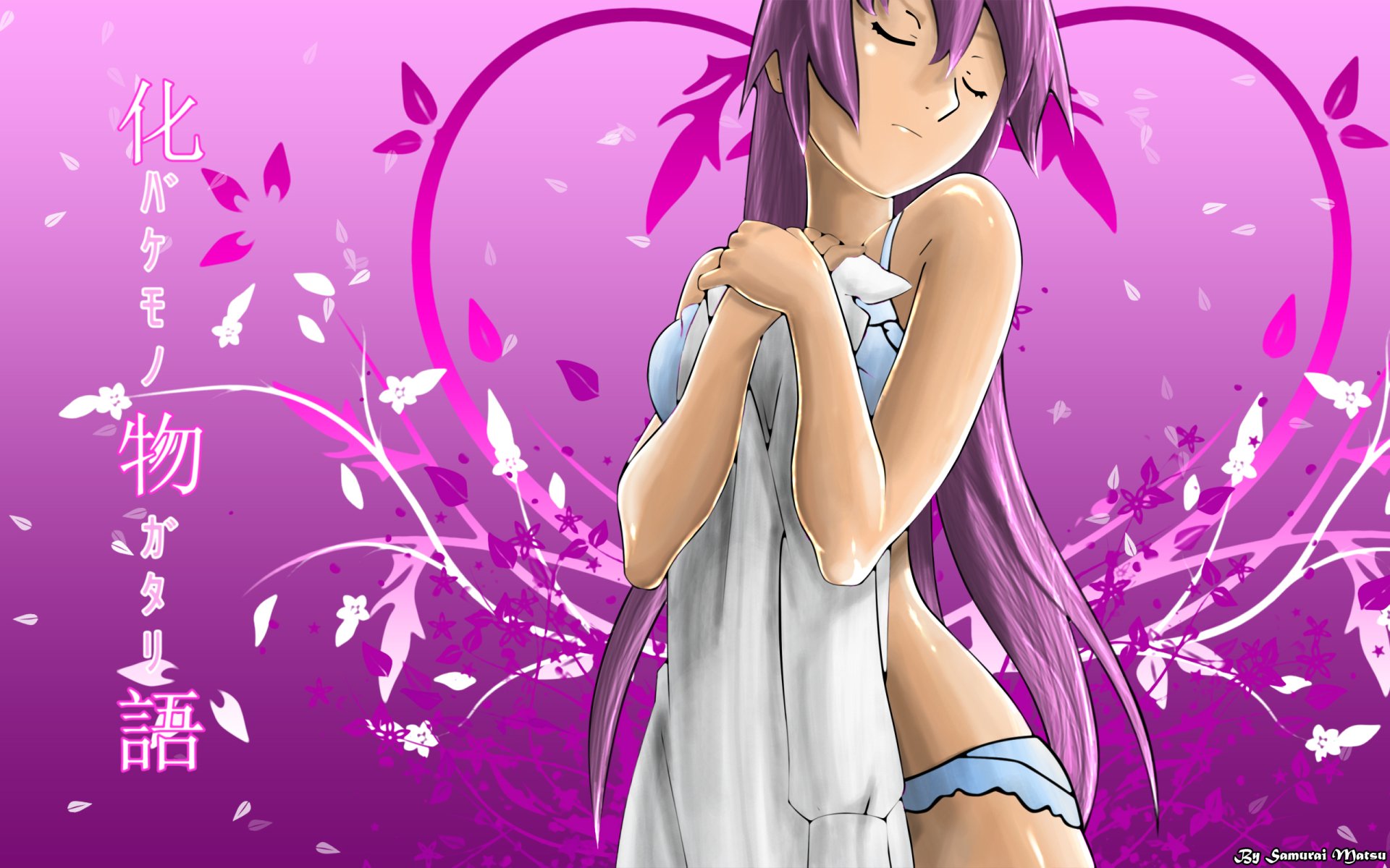 Download Hitagi Senjōgahara Anime Monogatari (Series) HD Wallpaper