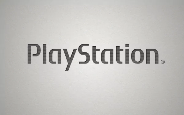 HD PC desktop wallpaper featuring the PlayStation logo with clean, minimalist design, representing the iconic video game brand.