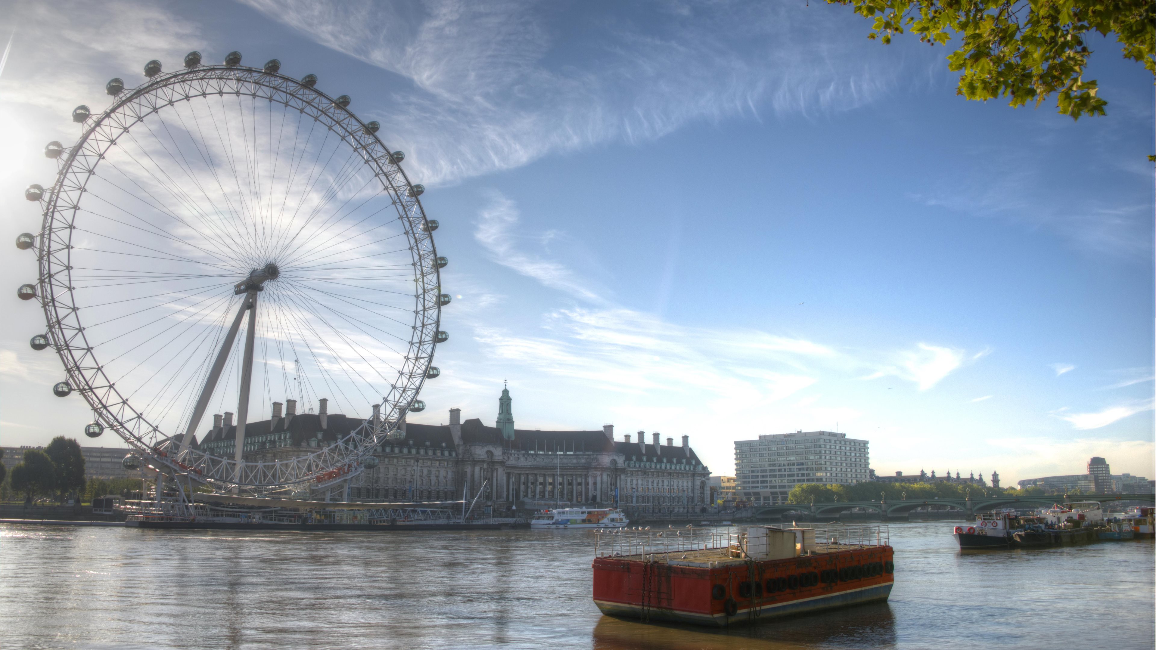 London Eye 4k Ultra HD Wallpaper