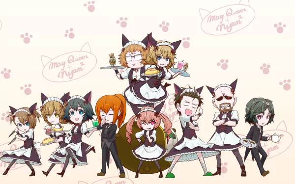 maid Anime Steins;Gate HD Desktop Wallpaper | Background Image