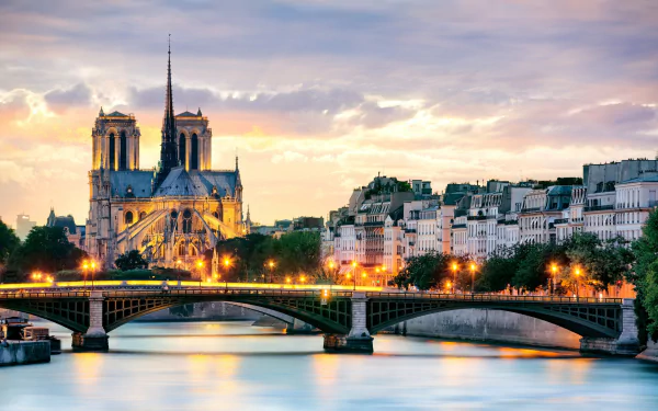 France religious Notre-Dame de Paris HD Desktop Wallpaper | Background Image