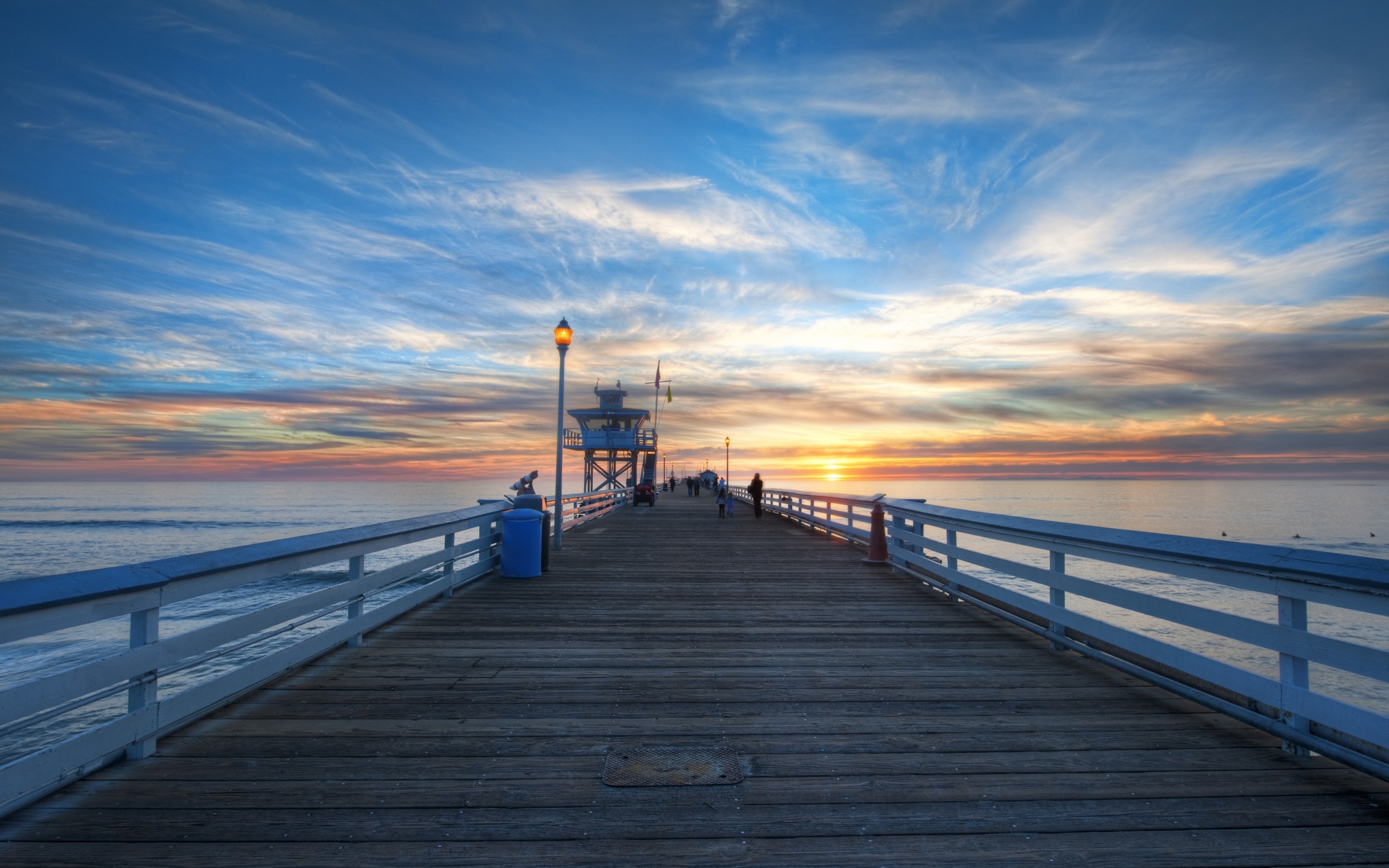 Fishing Pier Ultra HD Desktop Background Wallpaper for 4K UHD TV