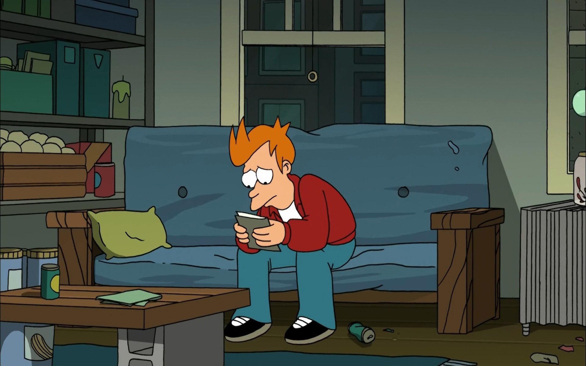 Download Fry (Futurama) TV Show Futurama HD Wallpaper by Nikola Rahme