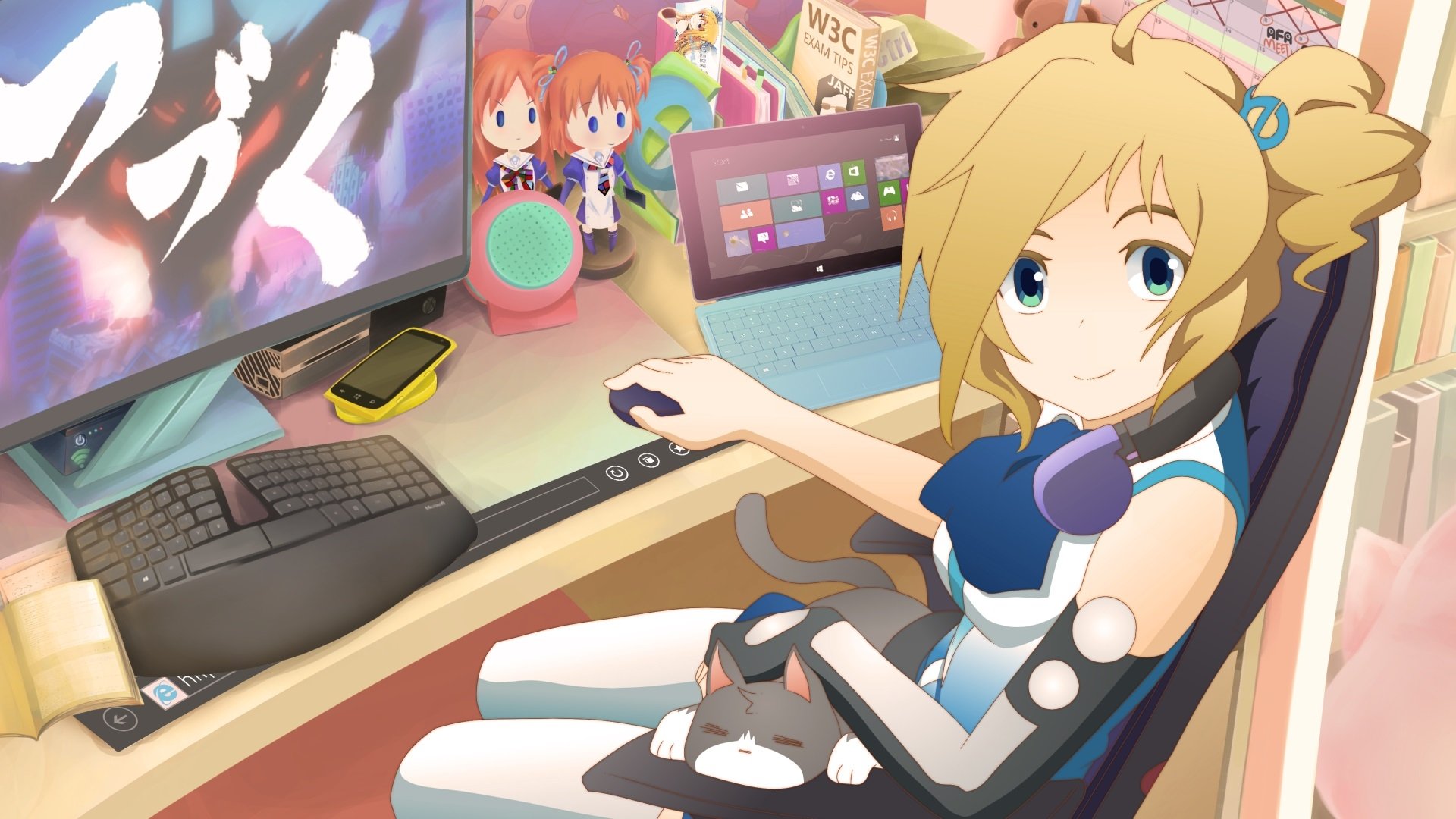 Download Inori Aizawa Zirong Anime Os-tan HD Wallpaper by Internet Explorer