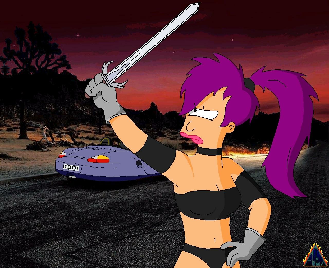 Download Leela (Futurama) TV Show Futurama Wallpaper