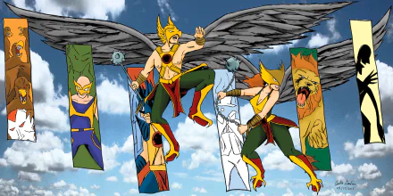 Hawkman (DC Comics) Gentleman Ghost wings Katar Hol Hawkgirl (DC Comics) Comic hawkman HD Desktop Wallpaper | Background Image